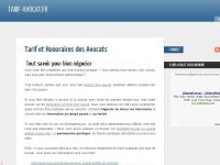 Annuaire g�n�raliste : Tarif Avocat